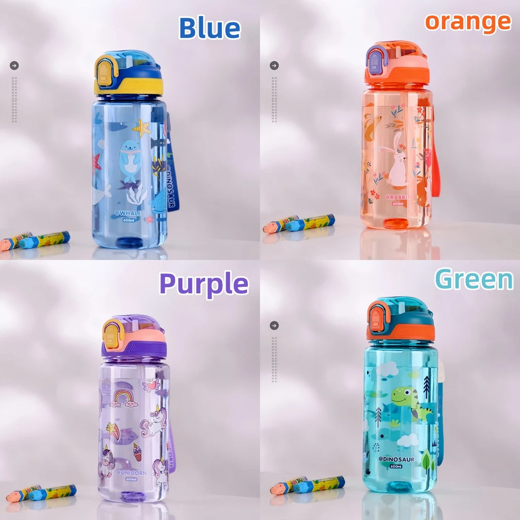 20oz Kids Dinosaur Water Bottle