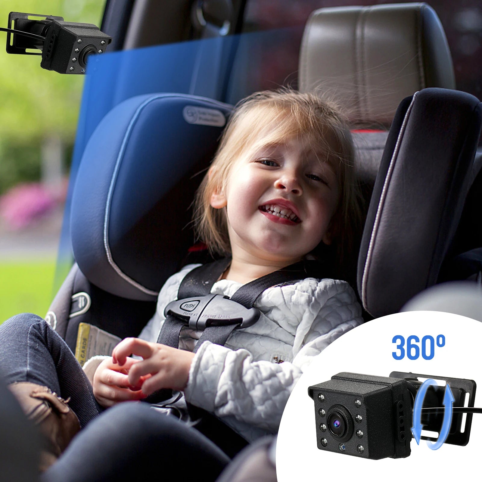 Baby Car Mirror with 4.3" HD Screen