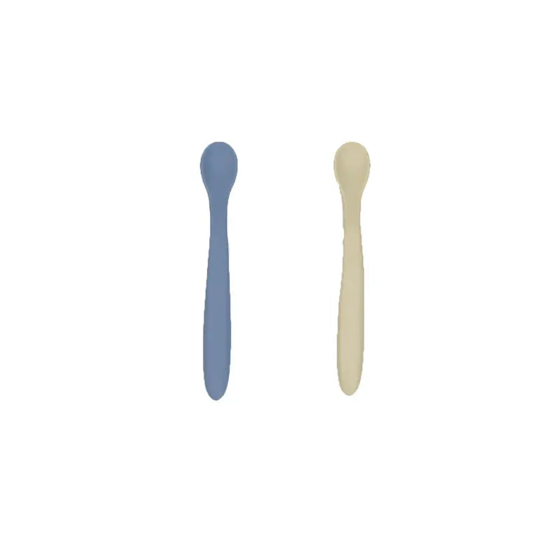 Silicone Baby Feeding Spoon Set — BPA-Free, Food-Grade Silicone, Soft Gum-Safe Tips, CE/LFGB Certified, Infant Weaning