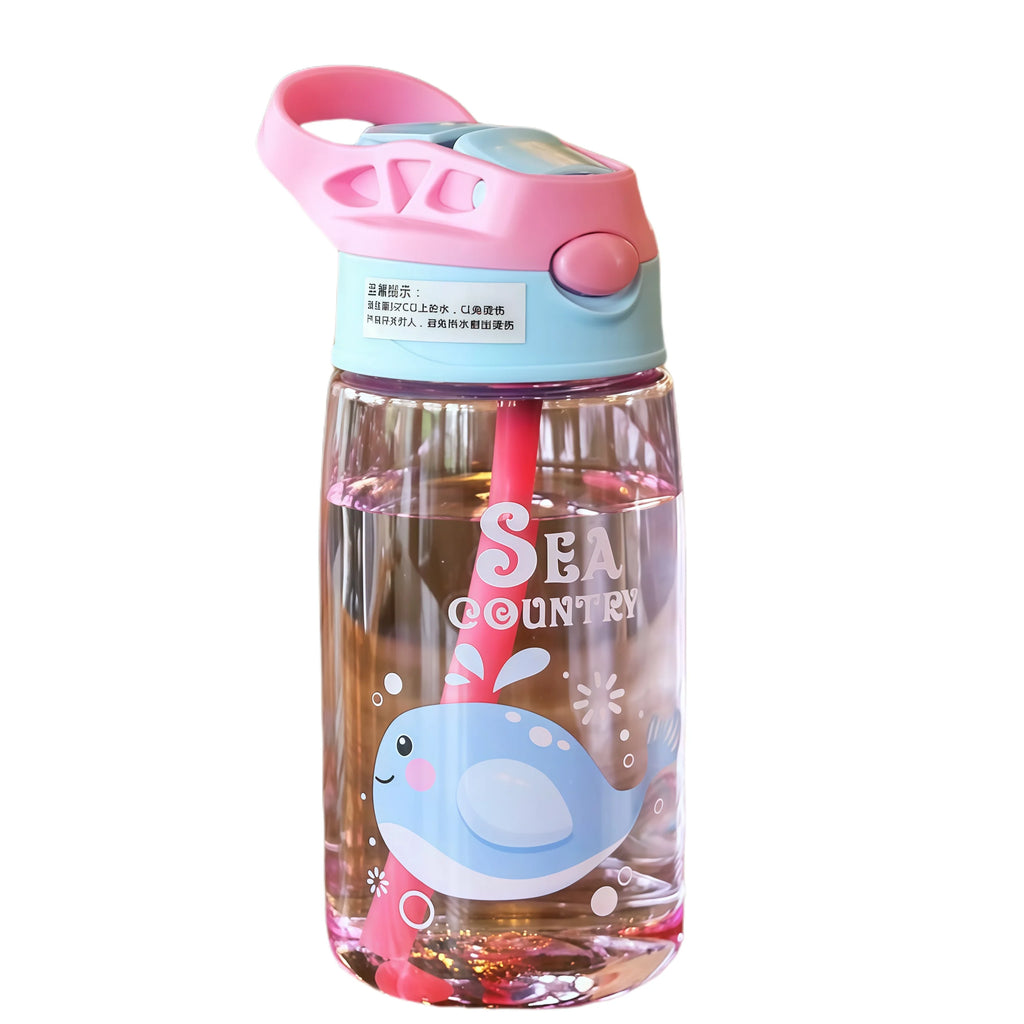 16oz Kids Cartoon Water Sippy Cup