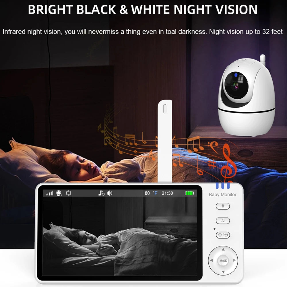 5" Video Baby Monitor, No WiFi
