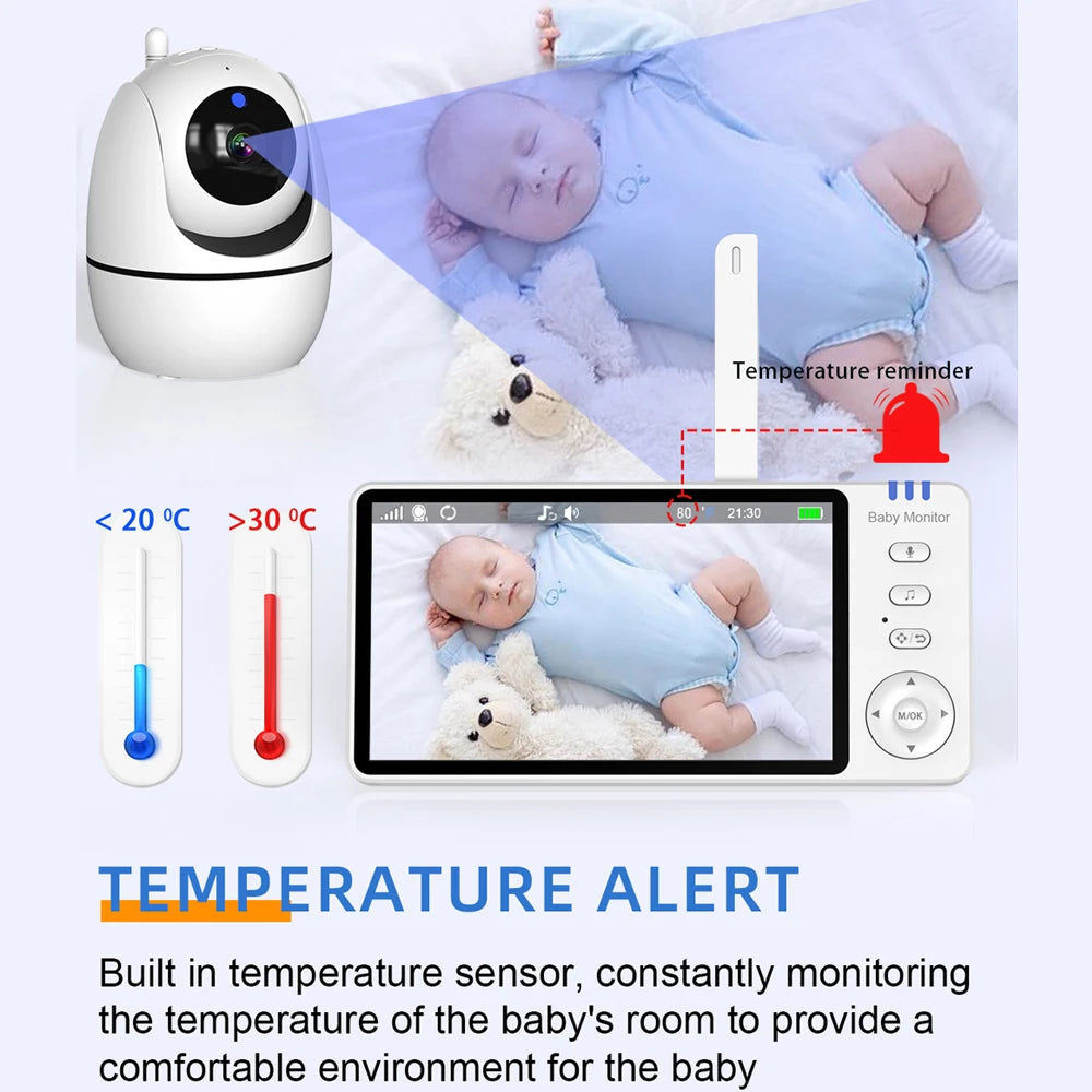 5" Video Baby Monitor, No WiFi