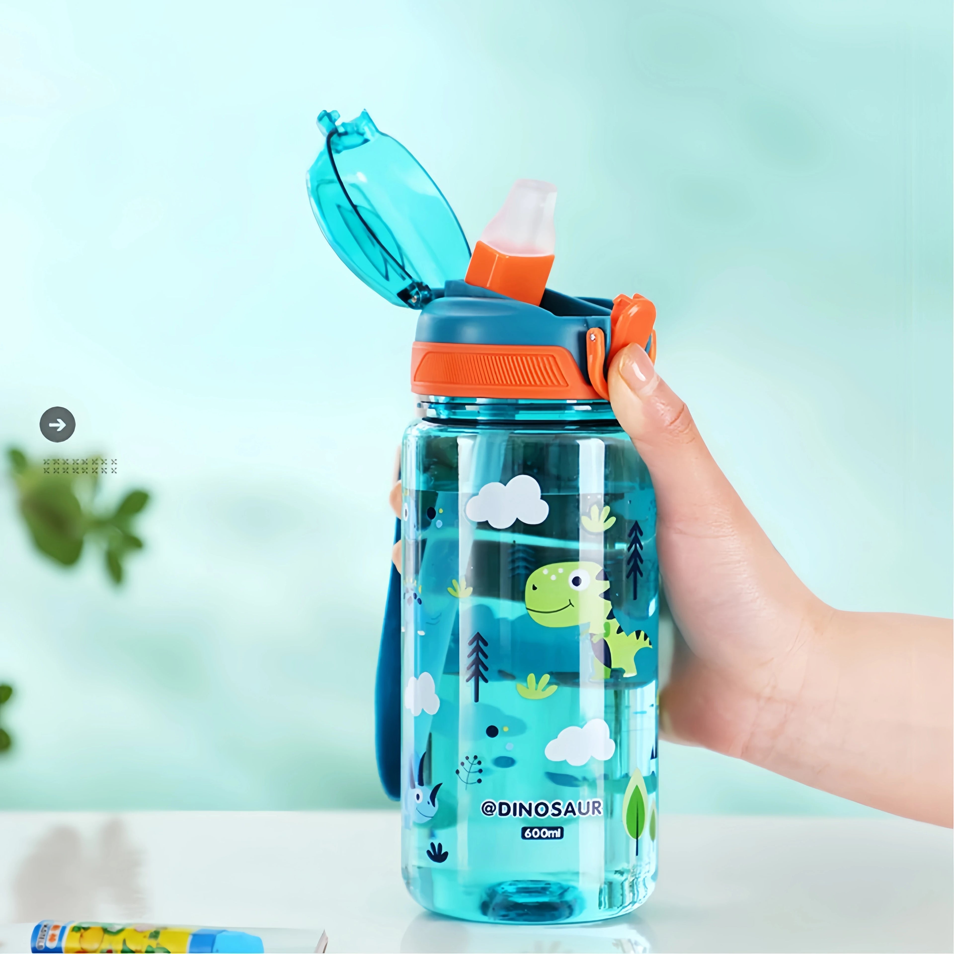 20oz Kids Dinosaur Water Bottle