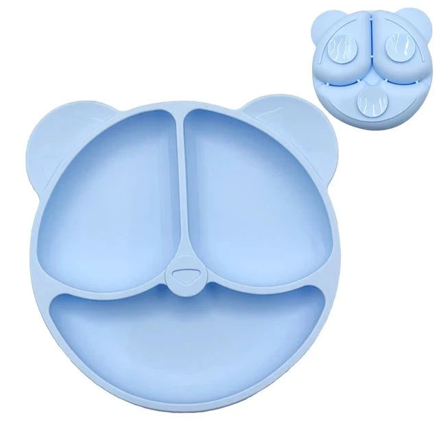 Baby Silicone Suction Plate & Spoon Set