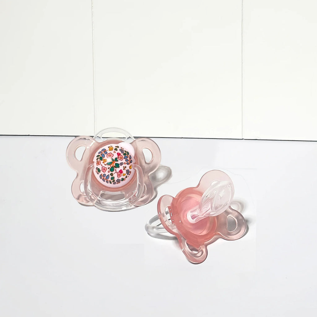 Flower Baby Pacifier with Cover, 2-4 Pack