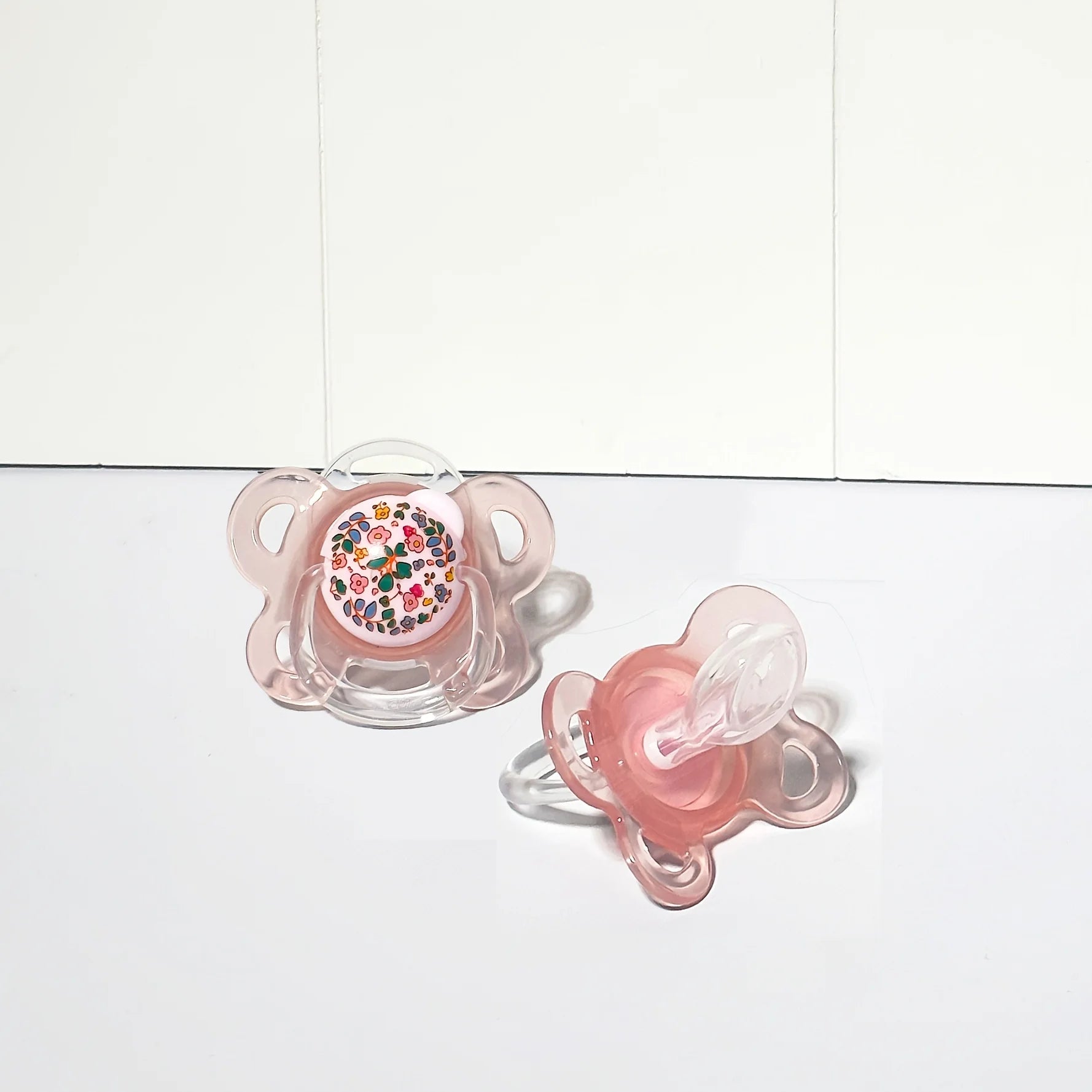 Flower Baby Pacifier with Cover, 2-4 Pack