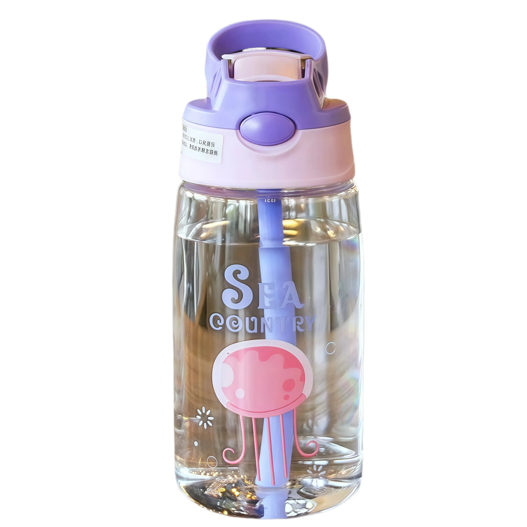 16oz Kids Cartoon Water Sippy Cup