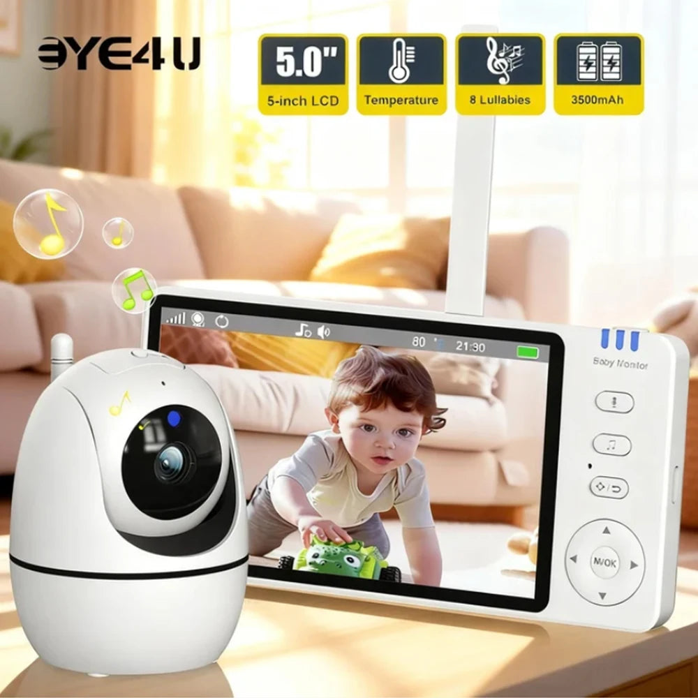 5" Video Baby Monitor with Camera