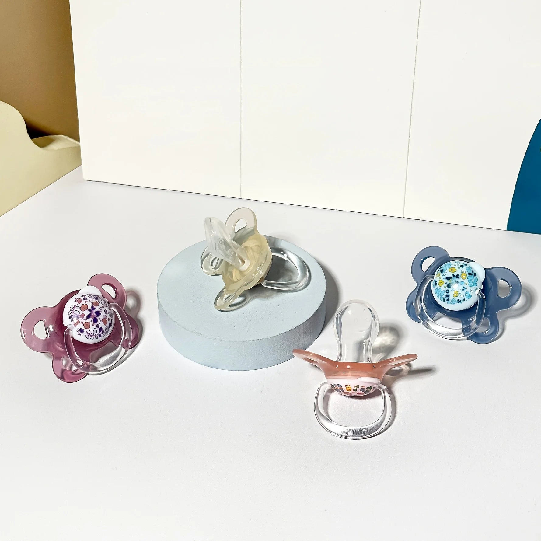 Flower Baby Pacifier with Cover, 2-4 Pack