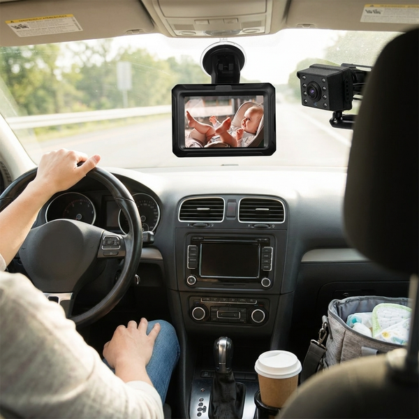 Baby Car Mirror with 4.3" HD Screen
