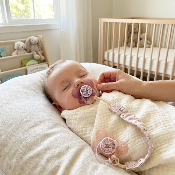 Flower Baby Pacifier with Cover, 2-4 Pack